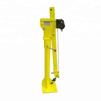 Petite grue hydraulique Portable avec treuil électrique, de 20 kg, 1000lbs, 2000lbs