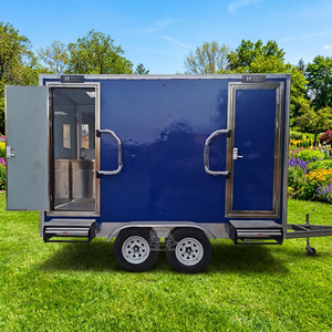 Direct Selling Modern Restroom With <b>Shower</b> Port a Potty Outdoor <b>Portable</b> Toilet Trailer - Product Image 1