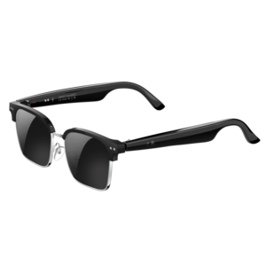Lunettes intelligentes de traduction W100D avec application, commande vocale Bluetooth, étanches IPX-4, appels sportifs 4K, lecture de musique, assistant IA - Product Image 5