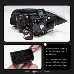 ไฟหน้ารถยนต์ LED สำหรับรถยนต์ซีรีส์ 1 รุ่น E87 E81 E88 E82 ปี 2004-2011 ไฟเลี้ยว ไฟเดย์ไลท์ อุปกรณ์ตกแต่งรถยนต์สำหรับไฟหน้า E92 แบบสายงู - Product Image 4