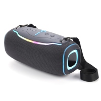 Haut-parleur portable subwoofer haute puissance avec éclairage RGB, prise en charge du mode EQ, système stéréo TWS multifonctionnel, entrée USB/AUX pour