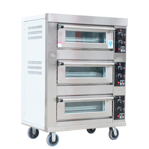 <span class=keywords><strong>Horno</strong></span> <span class=keywords><strong>de</strong></span> Panadería Comercial <span class=keywords><strong>de</strong></span> Acero Inoxidable <span class=keywords><strong>de</strong></span> <span class=keywords><strong>3</strong></span> <span class=keywords><strong>Bandejas</strong></span> para Pan, Pasteles y Pizza, con Temperatura Máxima <span class=keywords><strong>de</strong></span> 300°C, 900W, 380V, Marca Shenglang - Product Image 3