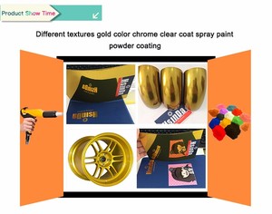 Peinture en poudre super miroir 24K Gold Hydro Chrome pour métal, aluminium et acier au carbone pour application par pulvérisation de meubles - Product Image 4