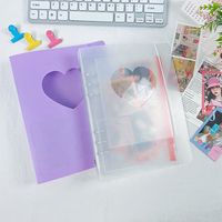 Carnet à spirales réutilisable A5 avec couverture transparente en PP coloré et givré, imperméable, pour organisateur et planificateur