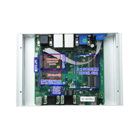 Nueva Caja de PC Industrial con SSD de Doble Núcleo y Linux, Intel DDR4, LAN Dual, RS232, RS485, GPIO, Mini PC sin Ventilador de Aleación de Aluminio