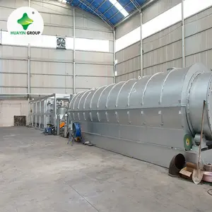 Huayin 12tons tyre pyrolysis machine plastic pyrolysis catalyst diesel plant