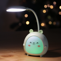 Lampe LED avec batterie intégrée Rechargeable par USB, veilleuse d'intérieur en forme de mouton, dessin animé, lampe de bureau pour enfants, cadeau d'étude et de lecture