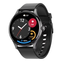 Reloj Inteligente Impermeable, Monitor de Actividad Física y Deportiva, Pulsera con Llamadas Bluetooth, Control por Aplicación, Reloj Inteligente Redondo al por Mayor para Mujeres