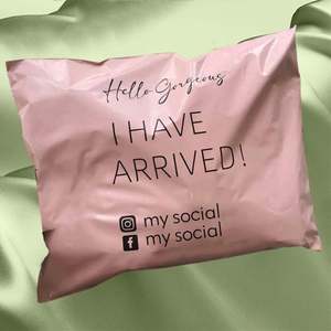 Customized LOGO Pink Poly Mailing Mailer <b>Bags</b> <b>Clothing</b> Shipping <b>Bags</b> Biodegradable <b>Packaging</b> <b>Bags</b> for Hoodies - Product Image 5