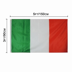 Bandera de <span class=keywords><strong>Italia</strong></span> de Poliéster con Impresión Digital, 3x5 pies - Product Image 3