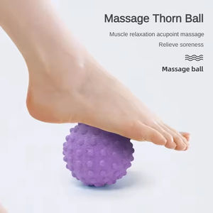 Athletics High Density Spiky Massage Ball Massage Balls for Feet Medium and Soft Spiked Massager <b>Rollers</b> for Plantar Fasciitis - Product Image 5