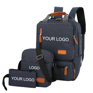 XDH077 Custom Travel Backpack With Logo 3 in 1 Big Capacity Bag Set for Men Man Business Backpacks Laptop Bags