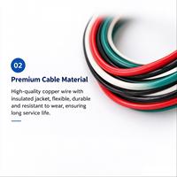 Kabel Harness untuk Permainan Kasino dan Meja Permainan Ikan dengan Kabel Harness Sakelar Tombol Tekan dan Kit Kabel Harness