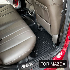 Accesorios Interiores para Todo Clima, Revestimiento de Piso Delantero y Trasero, Alfombrillas de Coche 5D TPE Impermeables y Antideslizantes para <span class=keywords><strong>Mazda</strong></span> Atenza 2012-<span class=keywords><strong>2021</strong></span> - Product Image 4