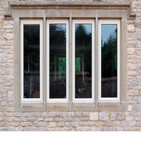 Fenêtre à battant PRIMA Huasin en bois recouvert d'aluminium, double structure, verre Low-E, cadre isolant pour usage résidentiel