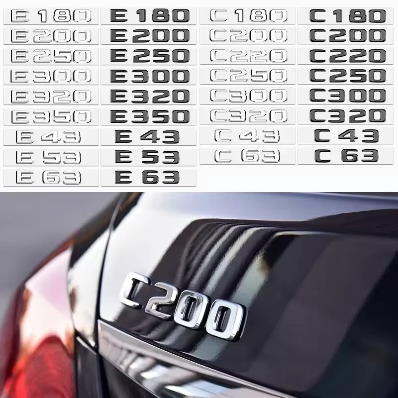Calcomanía Con Logo De Mercedes Benz - Personalizable