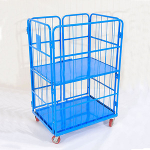 Chariot à roulettes pliable en acier Q235 avec couvercles personnalisés, capacité de charge de 500 kg, <span class=keywords><strong>Zenda</strong></span> RCL-04 pour l'industrie automobile, commandes en gros - Product Image 2