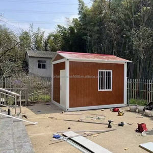 Kết Cấu Thép Đầu Gable Top Nhà Đúc Sẵn Container Di Động Phòng Nhanh Chóng Lắp Ráp Loại Kỹ Thuật Nhà Ở Tạm Thời - Product Image 1