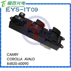 El interruptor de elevalunas eléctrico es compatible con Toyota CAMRY COROLLA AVALO 84820-60090 - Product Image 1