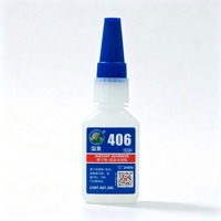 Colle instantanée Guo-elephant 406 à très faible viscosité, cyanoacrylate d'éthyle, 20 g, pour le collage des plastiques et des élastomères