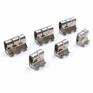 Tùy chỉnh thép không gỉ mùa xuân kẹp thiết bị đầu cuối kim loại stampings mùa xuân lồng kết nối PCB hệ thống dây điện thiết bị đầu cuối - Product Image 2