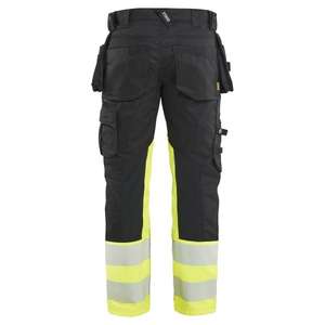 BLAKLADER - 113011499933D120 Hi-vis <b>trousers</b> <b>stretch</b> <b>Black</b>/Yellow - EAN 7330509949931 HI-VIS WORKWEAR - Product Image 3