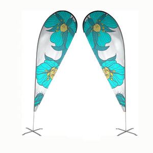 Bandiera a Goccia Professionale Bifacciale con Stampa a Sublimazione, Portatile e Riutilizzabile per Negozi - Product Image 2