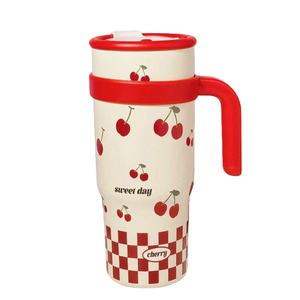 Produit en gros : Tasses à café mignonnes en forme de <span class=keywords><strong>chien</strong></span>, gobelet animal, thermos isolé sous vide de 40 oz, bouteille d'eau de sport de dessin animé, thermos chaud et froid - Product Image 2