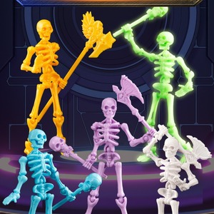 Figura de Articulaciones Óseas Móviles Multiarticuladas en <span class=keywords><strong>3D</strong></span>, <span class=keywords><strong>Esqueleto</strong></span> Humanoide, Bloques de Construcción de Ensamblaje DIY <span class=keywords><strong>para</strong></span> Niños - Product Image 1