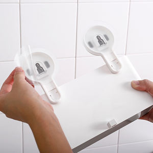 2023 nuovo supporto per spazzolino da denti a ventosa in plastica rimovibile con montaggio a parete senza trapano per contenitori da bagno - Product Image 5