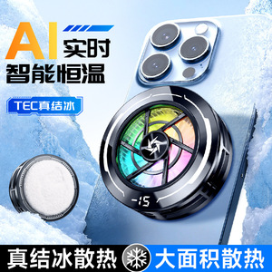 SL70 Mobile Phone Cooler Semiconductor Cooling Magnetic Clip RGB LED Digital Display AI Temperature Control Type C Interface - Product Image 2