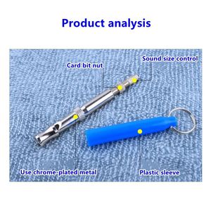 Sifflet d'entraînement pour chiens réglable, ultrasonique, fournitures de discipline pour animaux de compagnie, contrôle des aboiements, outil d'obéissance - Product Image 2
