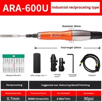 Lionwham ARA-360UI Endüstriyel Sınıf Ultrasonik Parlatma Makinesi Pnömatik Dosya Makinesi Kalıp Tasarrufu Sağlayan Ön Arka Çift Yönlü Hareketli 1