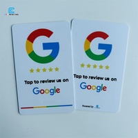 Google Review NFC Tap y QR Code Scan Cards NFC Facebook Card Instagram Nfc Card