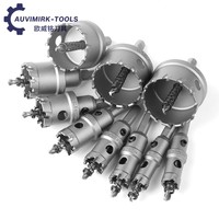 Scie cloche et fraise en carbure TCT Auvimirk Premium 5A en acier inoxydable allié pour centre d'usinage OEM