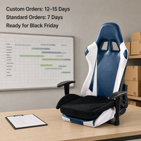 Coussin de siège personnalisé pour chaise de gaming Esports en mousse à mémoire de forme ultra-douce, soulagement de la douleur au coccyx, antidérapant, housse lavable, vente en gros