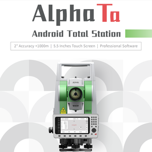 ALPHA Ta Yüksek Hassasiyetli Android Total Station <span class=keywords><strong>2</strong></span> İnç Hassasiyet 1000m Prizmasız Lazer Mesafe Ölçer 5.5 İnç Dokunmatik Ekran IP54 30x - Product Image 2