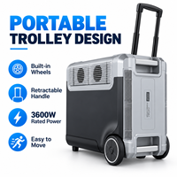 Générateur portable à grande capacité de stockage d'énergie solaire 3600W avec batterie LiFePO4 pour la maison, l'extérieur et les situations d'urgence OEM