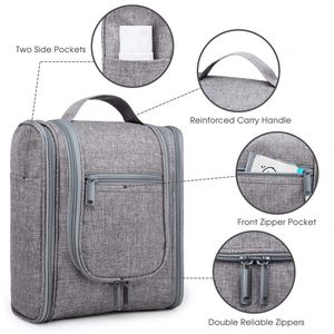 Nouveauté BSCI Factory : Trousse de toilette portable suspendue, imperméable, grande capacité, pour rangement et organisation. - Product Image 3