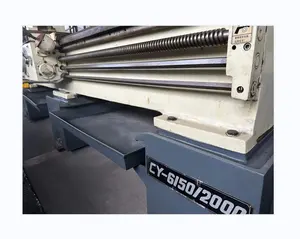 Kullanılan geleneksel torna Mini manuel Metal torna 6150x2000mm Metal torna makinesi fiyat