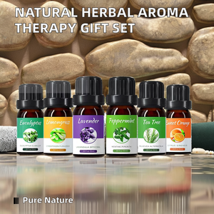 Ensemble Cadeau personnalisé de haute qualité 100% à base de plantes aromathérapie huile essentielle de soin de la peau pour la peau comprenant des graines de thé au romarin Rose - Product Image 4