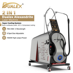 1064 ndyag 755 nm Alex máquina de pulso largo equipo de belleza profesional Alexander alejandrite vela de depilación láser - Product Image 1