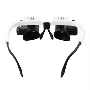 Headset Twee Lens Vergrootglas Sieraden Loep Hot Verkoop Twee Lens Vergrootglas Sieraden Loep Versterking Met Led Licht - Product Image 2