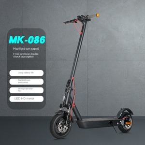 Trottinette électrique JLM MK086 en alliage d'aluminium avec amortisseurs avant et arrière, pliable, moteur 500W, vitesse 45km/h, directement de l'usine - Product Image 2