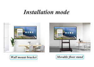 กระดานอัจฉริยะแบบอินเทอร์แอคทีฟระบบแอนดรอยด์ขนาด 75 นิ้ว หน้าจอสัมผัส 4K จากโรงงานจีน สำหรับการศึกษาและการประชุม - Product Image 5