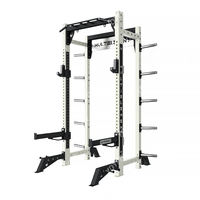 Rack de musculation demi-taille - Équipement d'exercice pour les bras et la poitrine en acier inoxydable pour la musculation