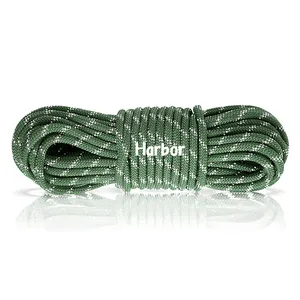 Outdoor Climbing Rope Custom Safety Rope Fluorescent Reflective Tent Rope Camping Cord Outdoor Climbing Rope For Fitness Strength Training