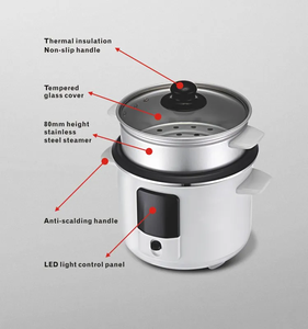 Cuiseur à riz multifonction de haute qualité 3L-6L, portable et rapide pour la préparation des repas en famille, grande capacité, avec fonction vapeur - Product Image 5