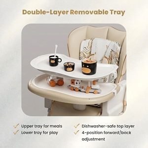 Baby High Chair Portable High Quality Baby Eating Chair Dining Comfortable Space Saving High Chair Adjustable - Product Image 6