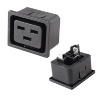 Prise de courant à vis 3 broches LZ-19-2 C19 IEC femelle avec prise pour CCC KC CE industriel 16A 20A PCB Contact en cuivre IP44
